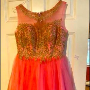 New knee length party dress